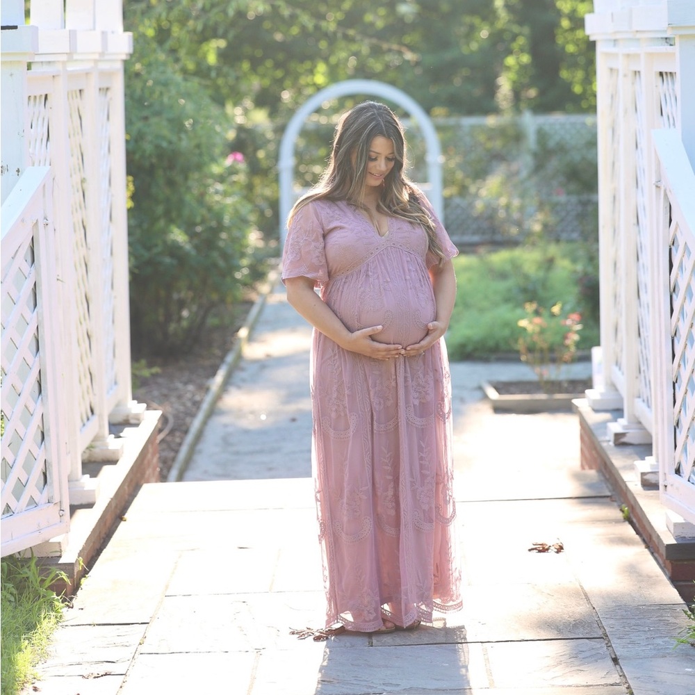 Pinkblush Maternity Dress/ worn once for photoshoot